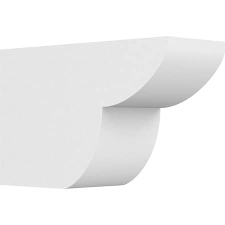 Ekena Millwork Standard Crestline Architectural Grade PVC Rafter Tail, 6"W X 10"H X 16"L RFTP06X10X16CRE